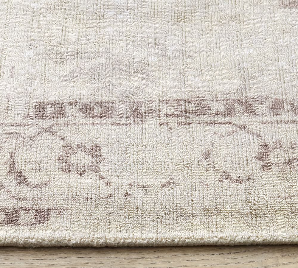 Candace Printed Handwoven Viscose Rug Pottery Barn