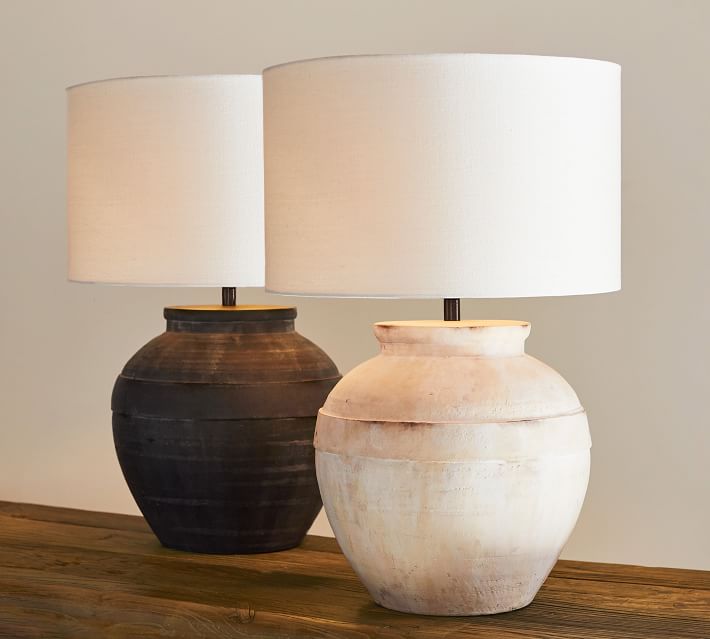 discontinued pottery barn lamps