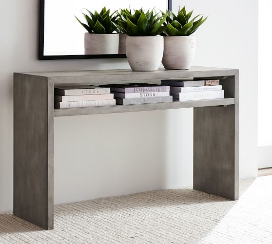 put off Disorder sector Byron 50" Waterfall Console Table | Pottery Barn