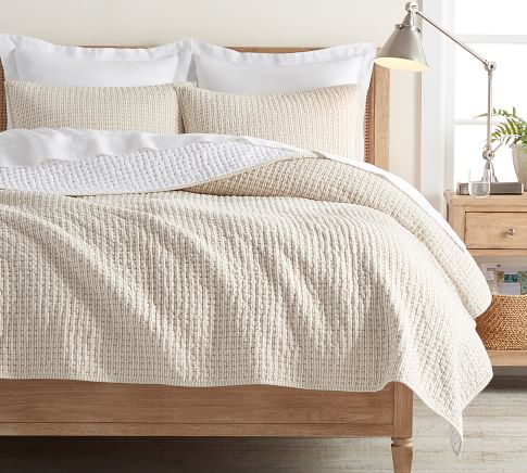 Wheaton Striped Cotton/Linen Sham | Pottery Barn