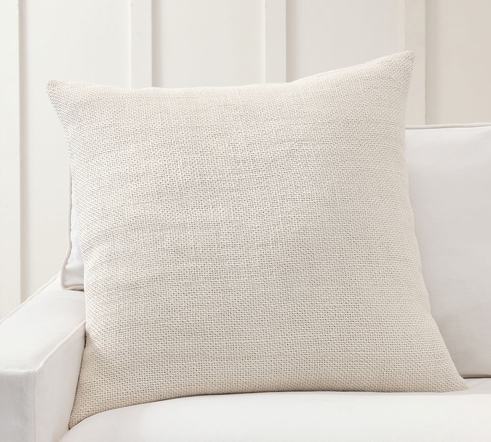 Faye Linen Textured Nap Pillow Cover Pottery Barn