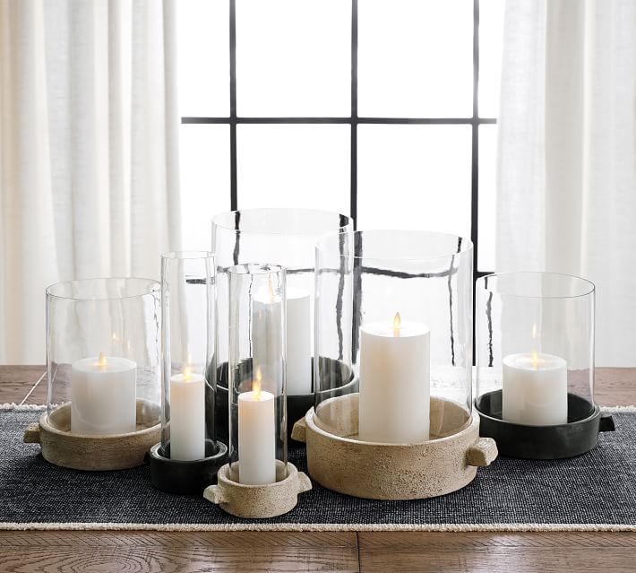 Artisan Handcrafted Ceramic Hurricanes