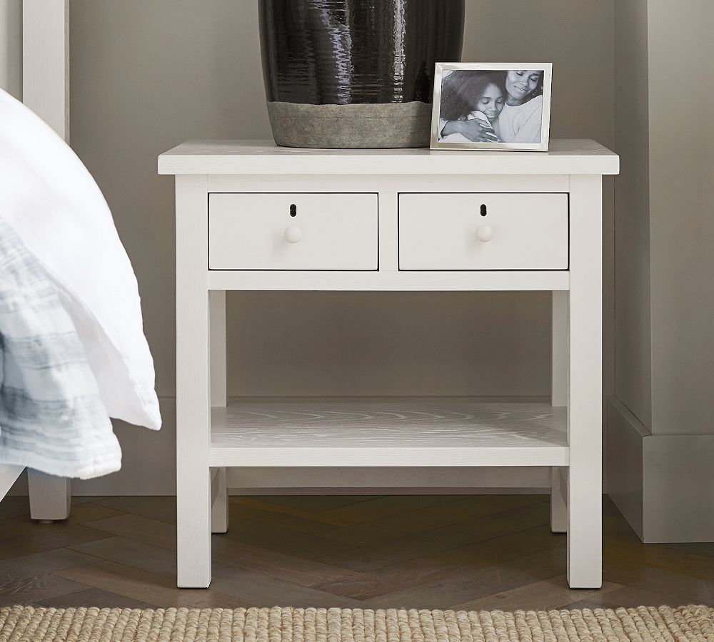 Farmhouse 2Drawer Nightstand Pottery Barn