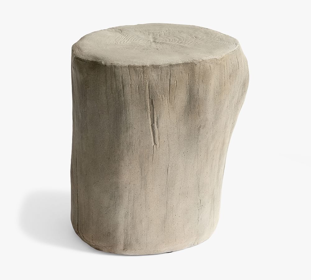 pottery barn stump table