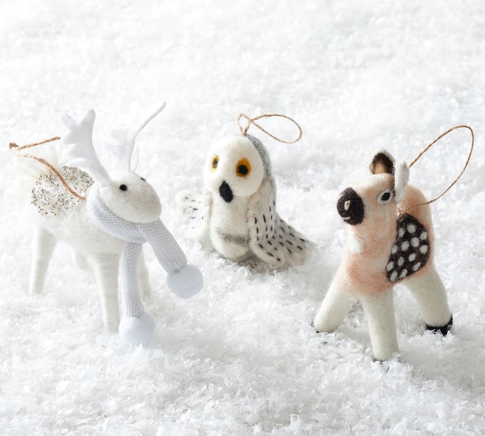 Felt Animal Ornaments