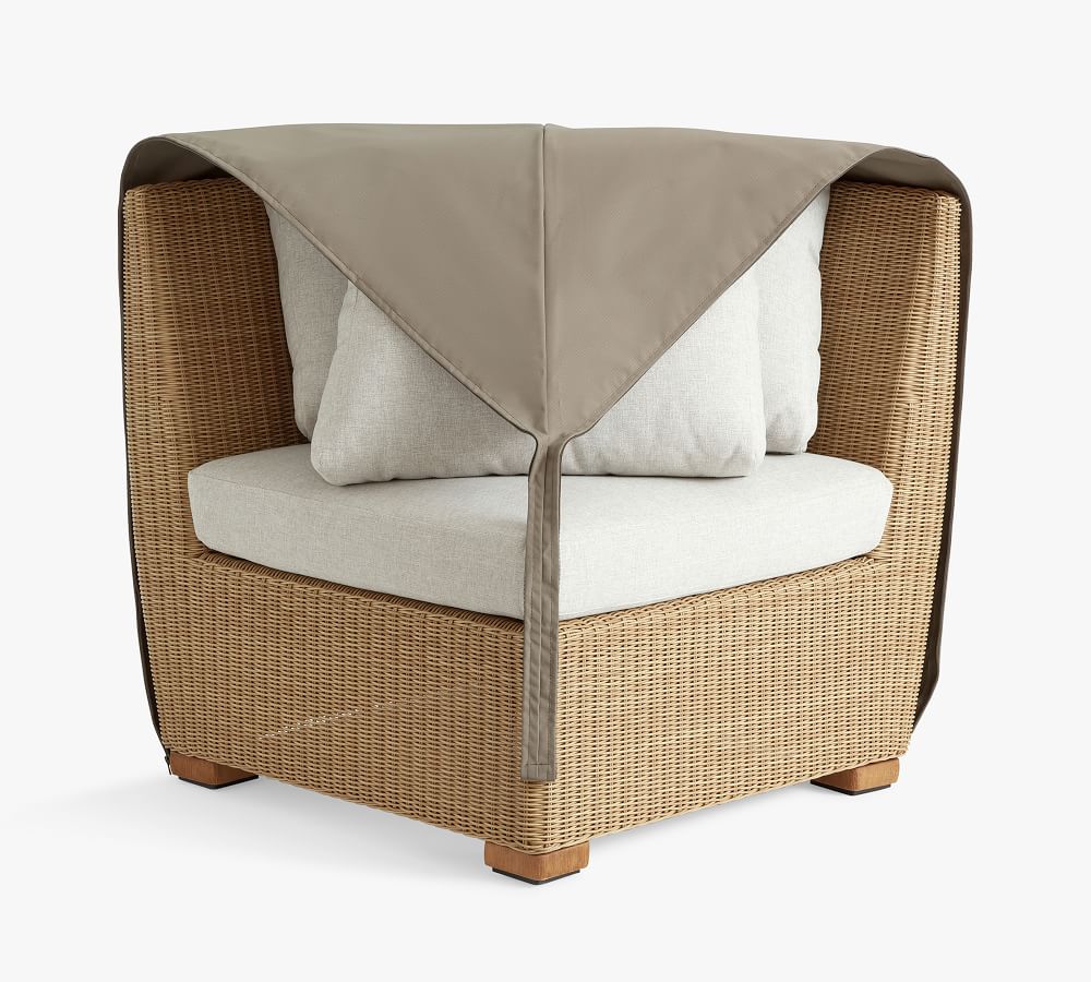 Hampton CustomFit Outdoor Covers Build Your Own Sectional Pottery Barn