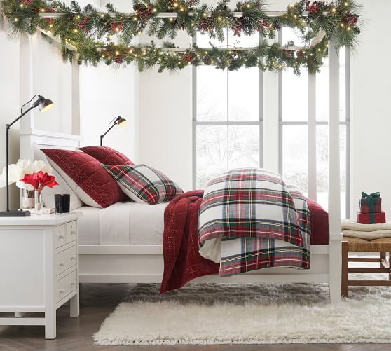 pottery barn holiday duvet