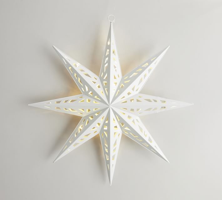 nordic light up table top star