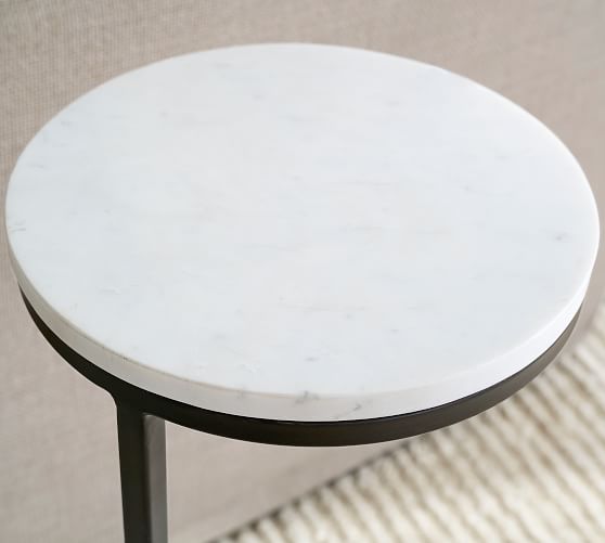 round marble c table