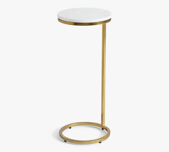 round marble c table