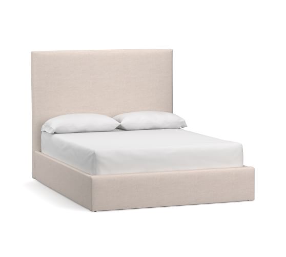 square platform bed