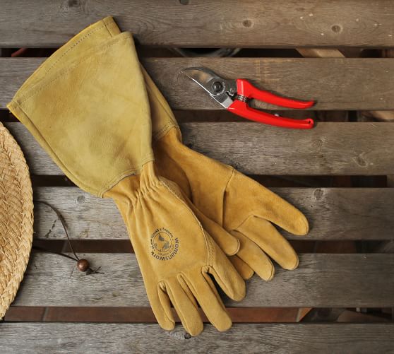 pigskin gardening gloves