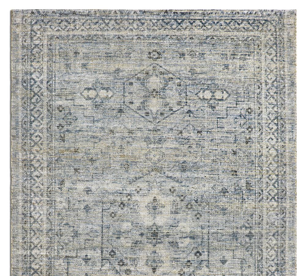 Lorre Handwoven Jute Chenille Rug | Pottery Barn