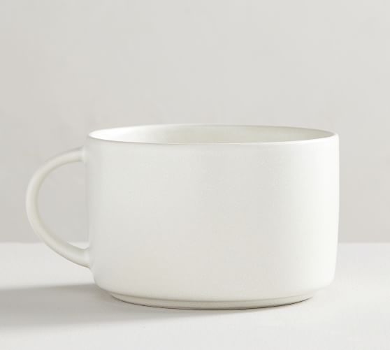 porcelain latte mug