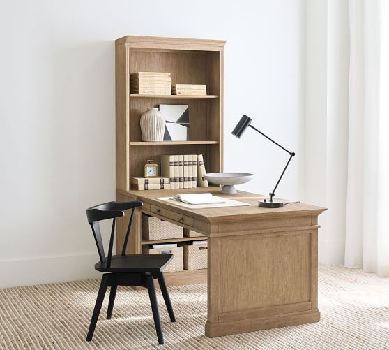 pottery barn bookshelf desk