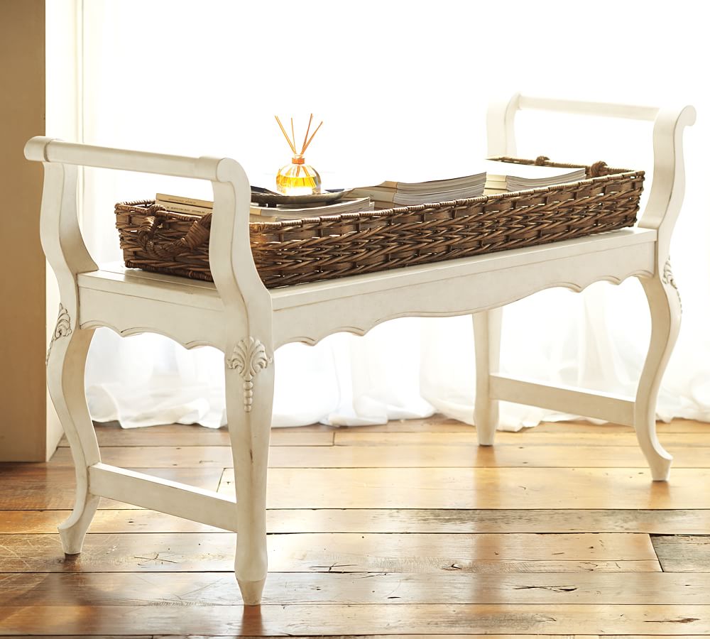 Rattan Magazine Basket Pottery Barn