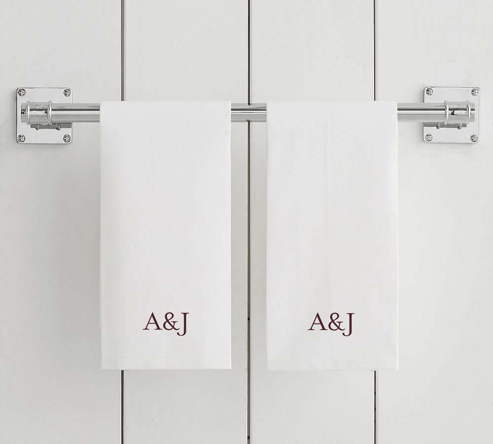 Personalized Guest Towels Pottery Barn