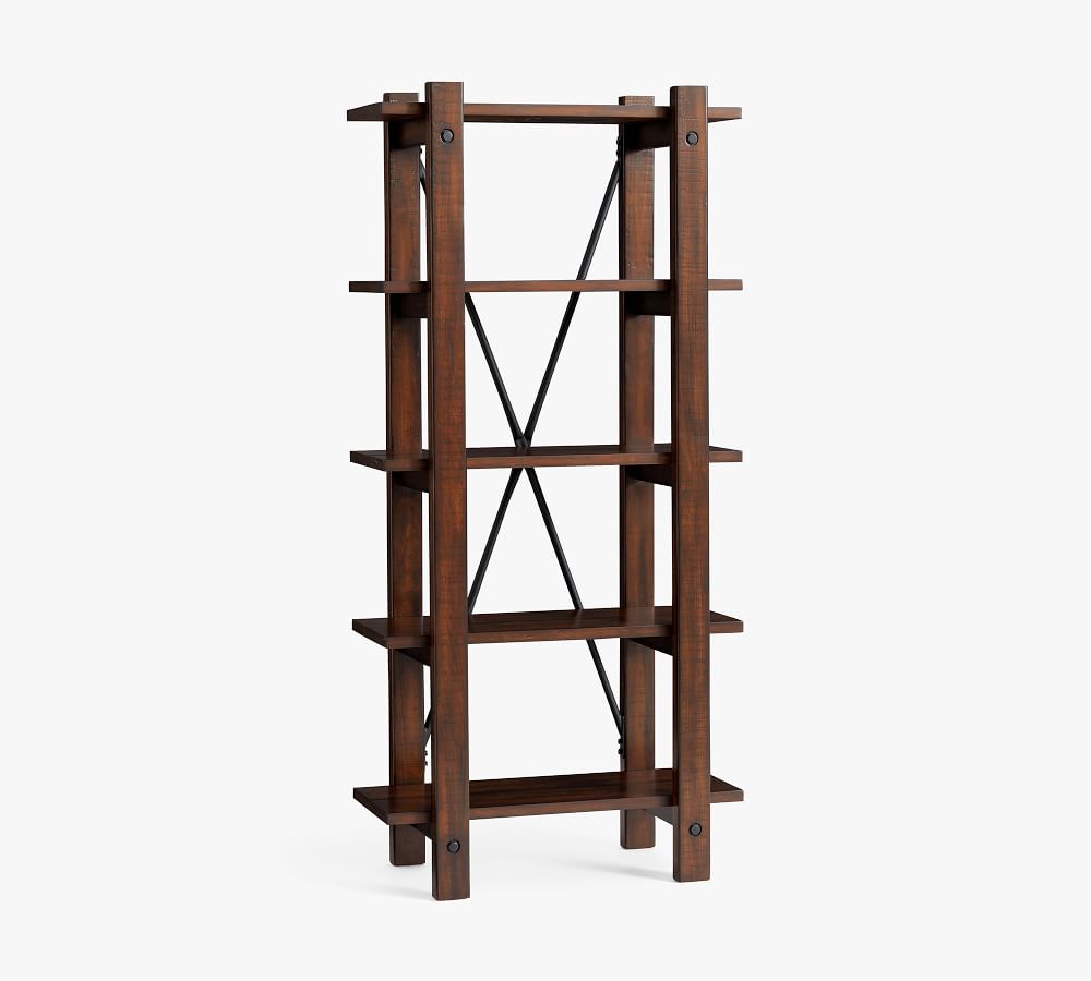 Benchwright Narrow Etagere Bookcase | Pottery Barn