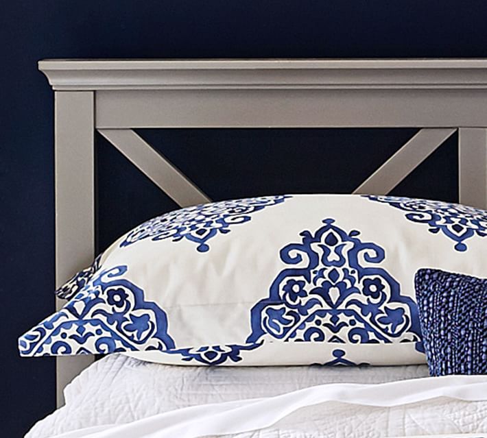 Clara Lattice Platform Bed Pottery Barn