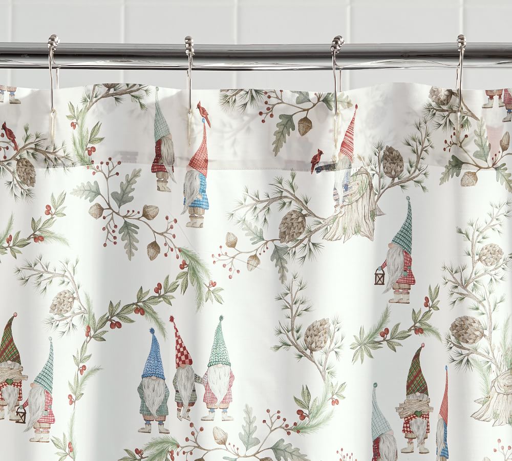 Forest Gnome Organic Shower Curtain | Pottery Barn