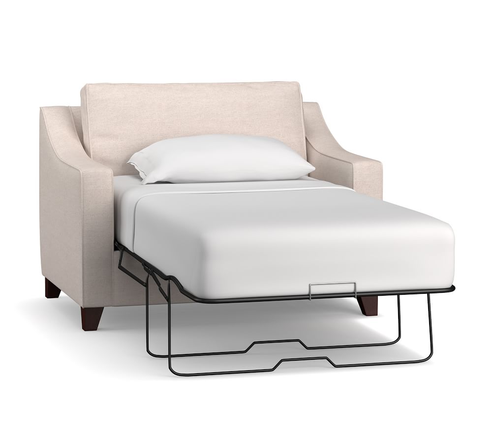 Cameron Slope Arm Upholstered Sleeper Sofa Bed Pottery Barn