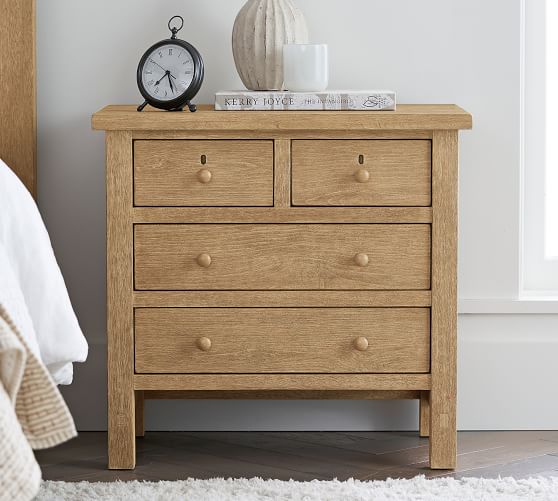 wide night stand with drawers