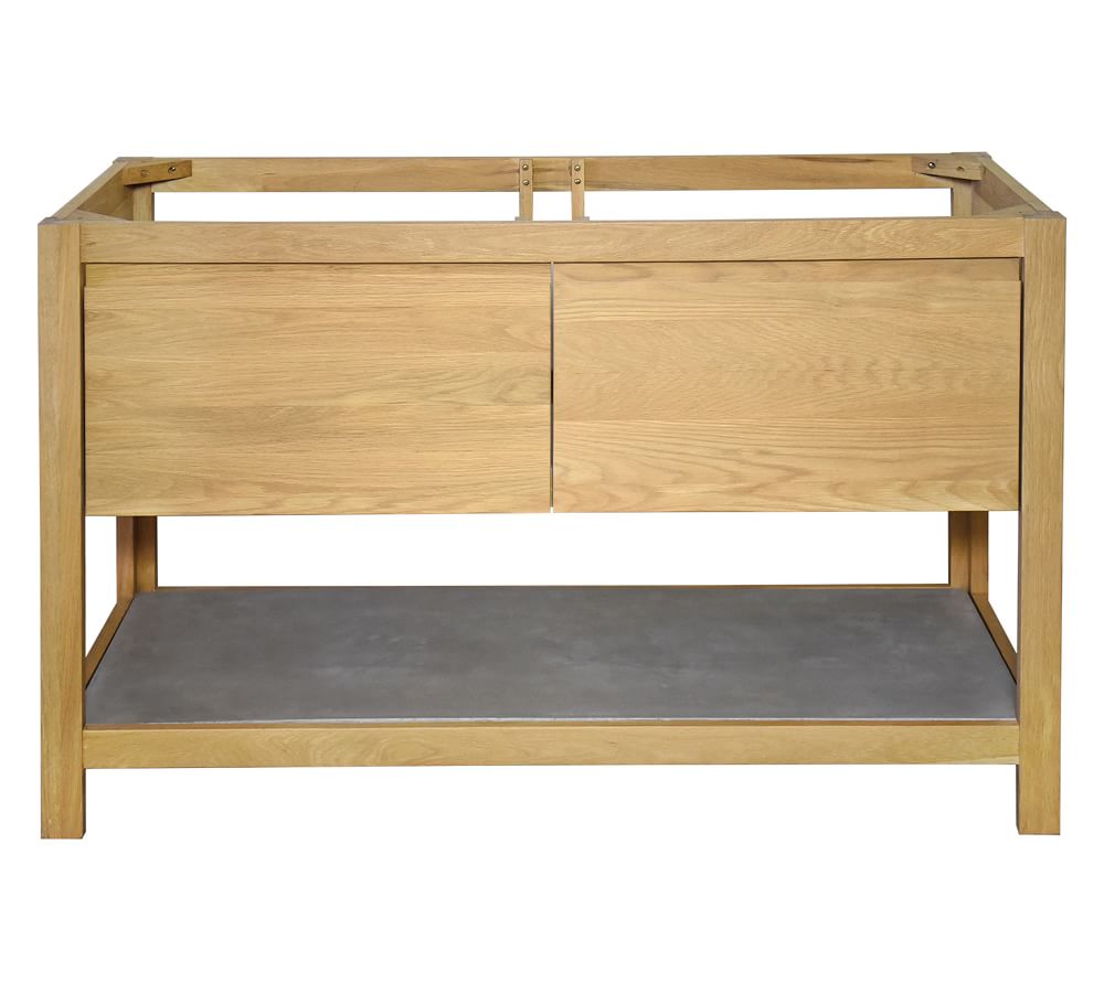 Rilen 48" Handcrafted Single Sink Vanity with Trough Sink Pottery Barn