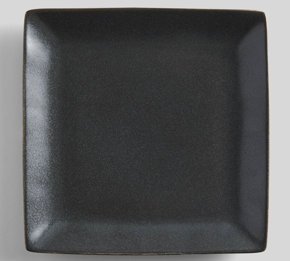 black square ceramic plates