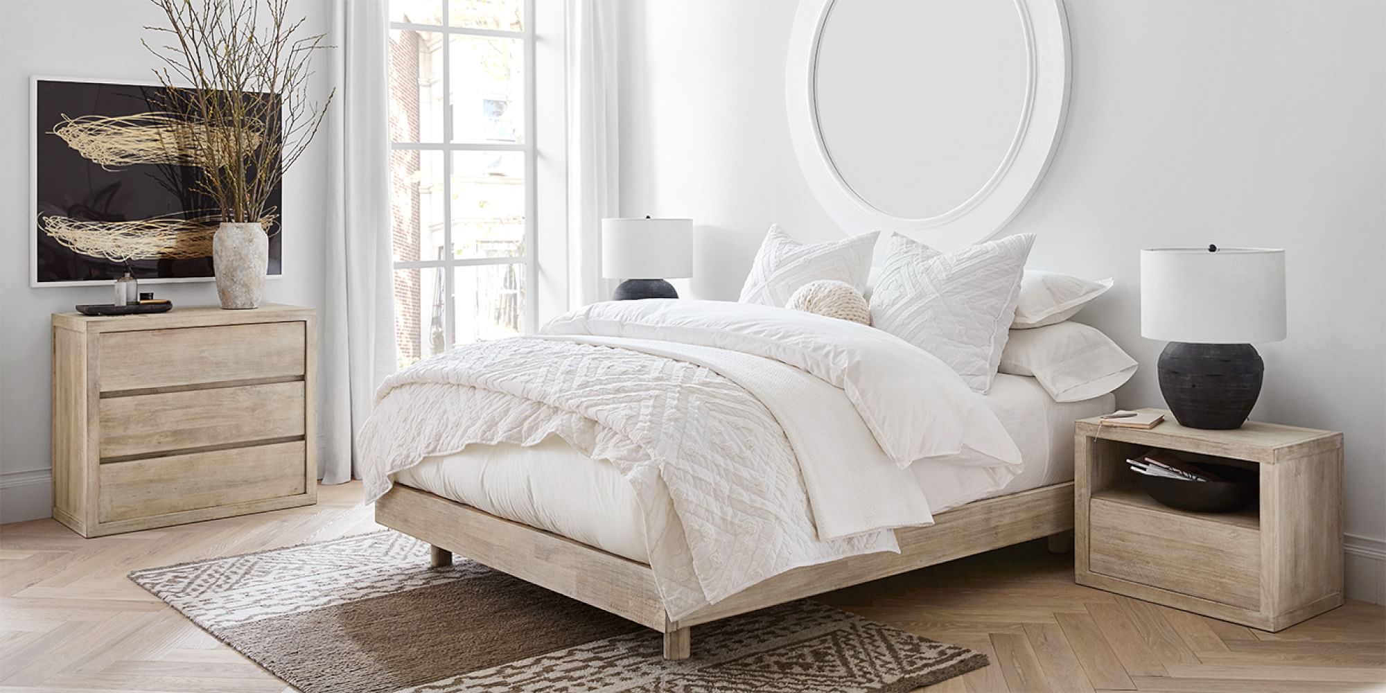 Cayman Platform Bed Pottery Barn