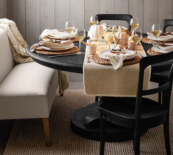 pottery barn 60 inch round table