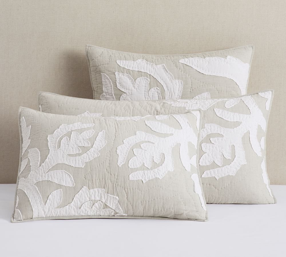 Ohana Handcrafted Cotton Quilted Sham Pottery Barn
