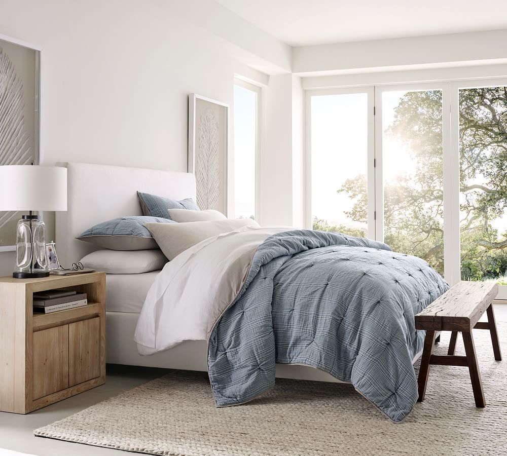 Soft Cotton Duvet Cover Pottery Barn
