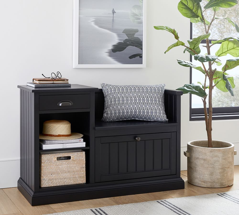 Aubrey Entryway Storage Bench Pottery Barn