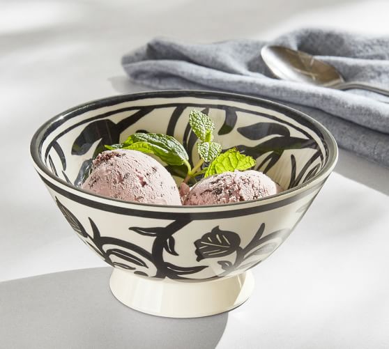 ice cream dishes ceramic