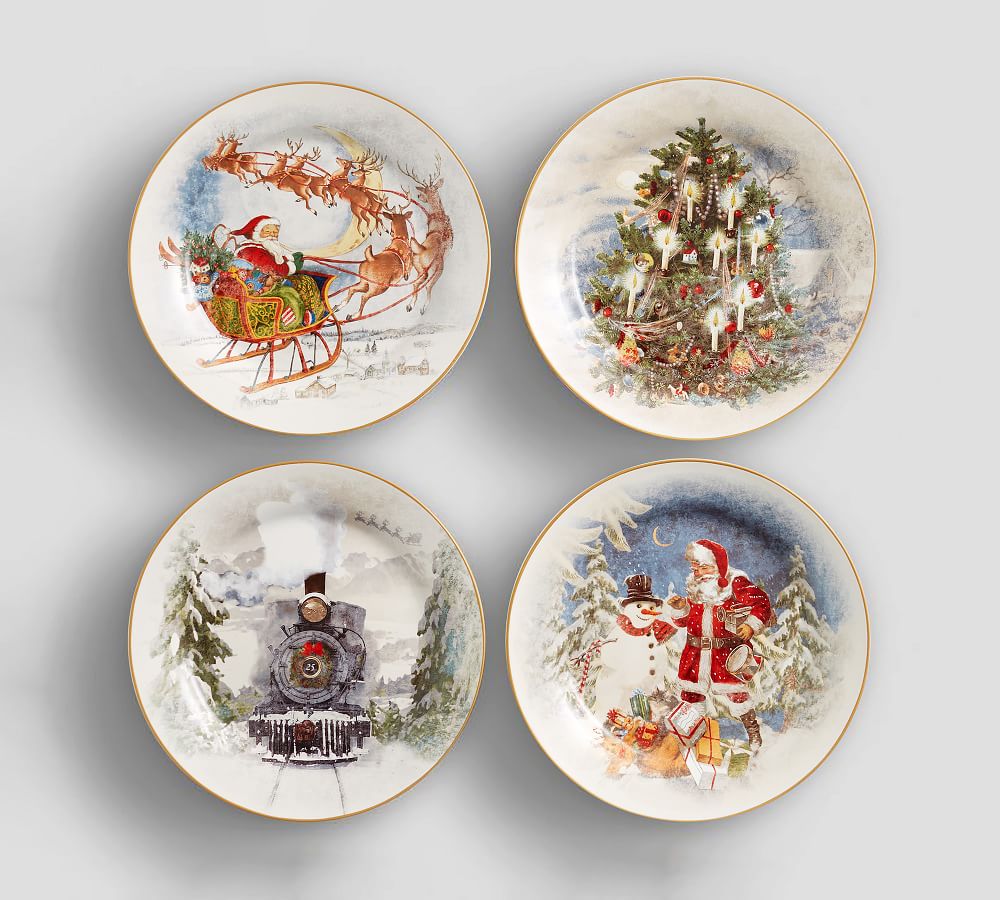 christmas ceramic dishes