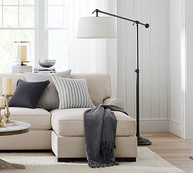 sectional with floor lamp