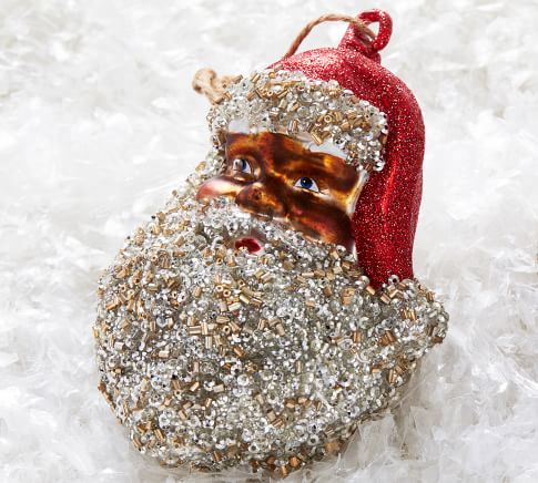 German Glitter Glass Icicle Ornaments - Set of 6 | Pottery Barn