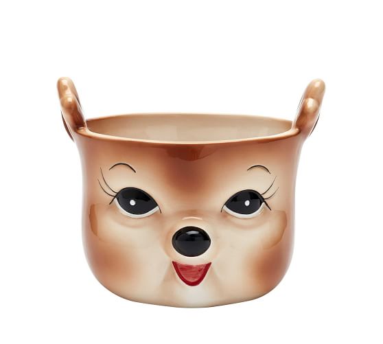 pottery barn reindeer bowls