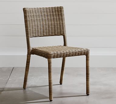 stackable wicker dining chairs