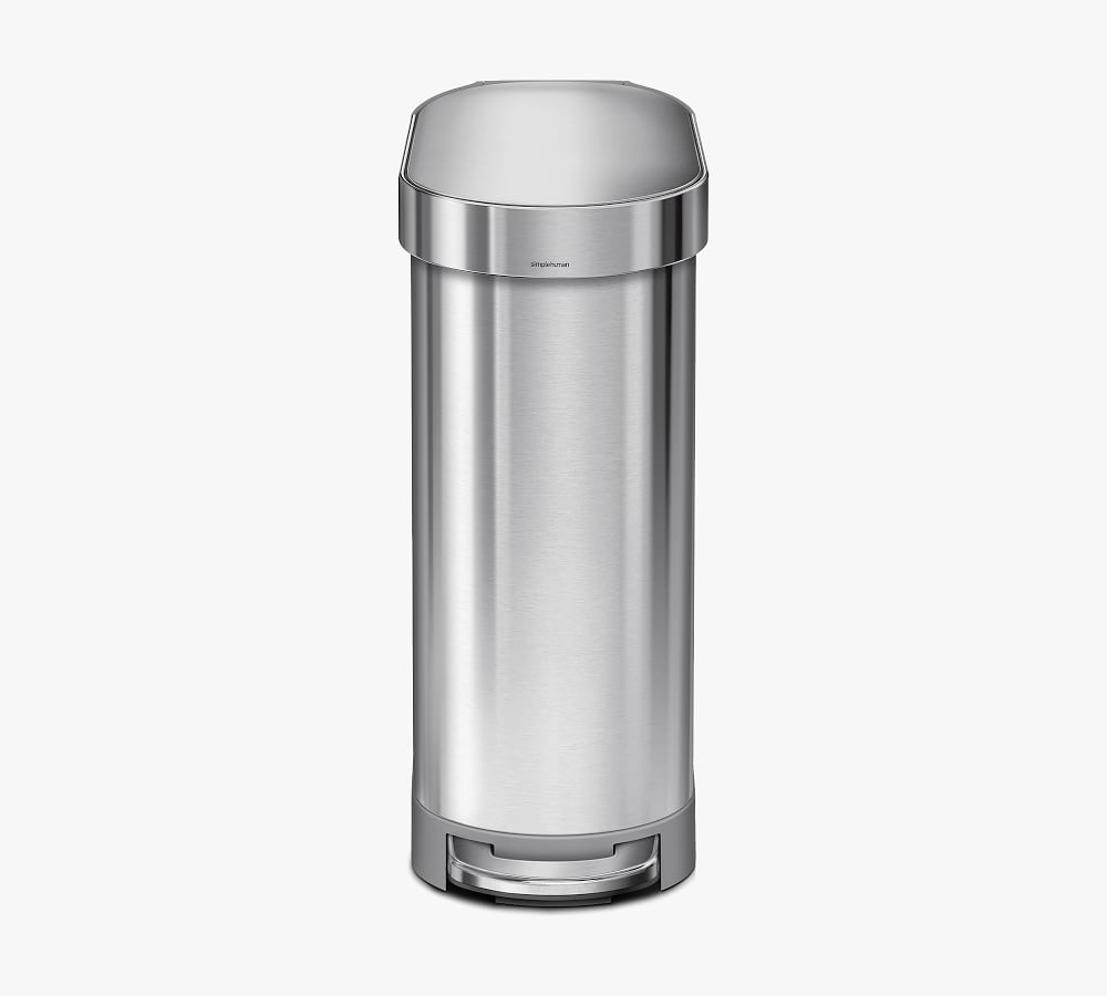 Simplehuman 45 Liter Slim Step Trash Can Pottery Barn   Simplehuman 45 Liter Slim Step Trash Can 2 Z 