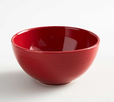 Joshua Stoneware Individual Bowls, Set of 4 - Red | Pottery Barn