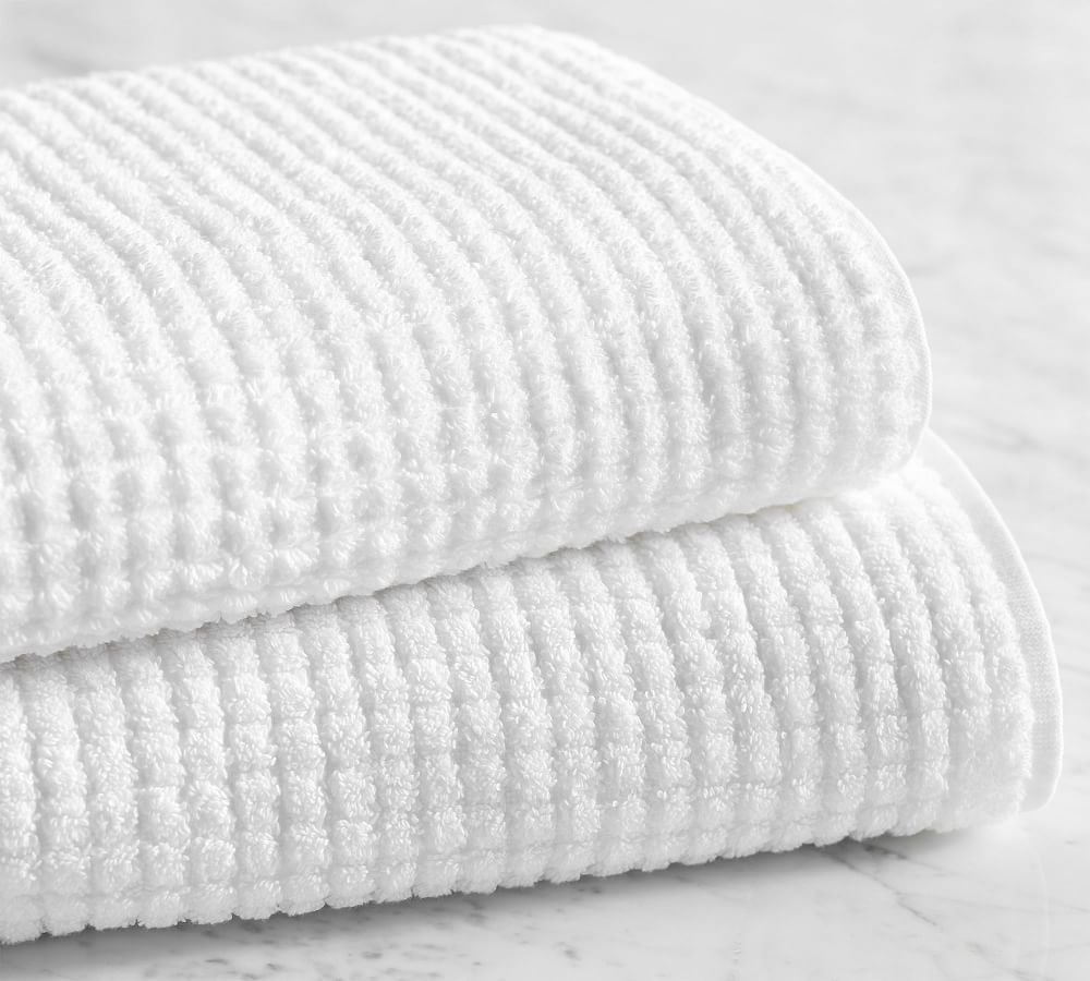 Aerospin™ QuickDry Organic Sculpted Towels Pottery Barn