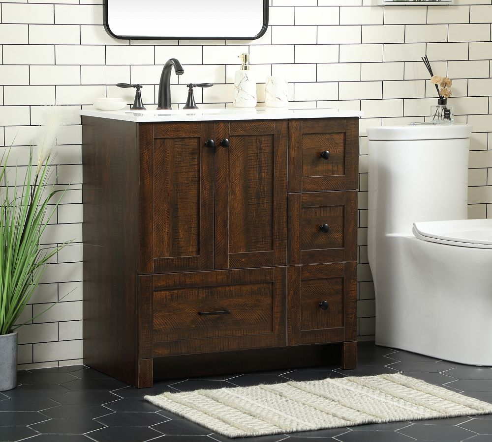 Alderson 32-42" Single Sink Vanity | Pottery Barn