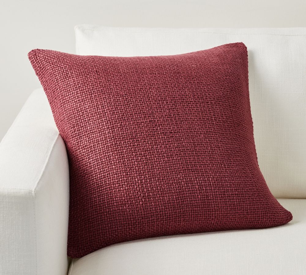 Faye Linen Textured Pillows Pottery Barn
