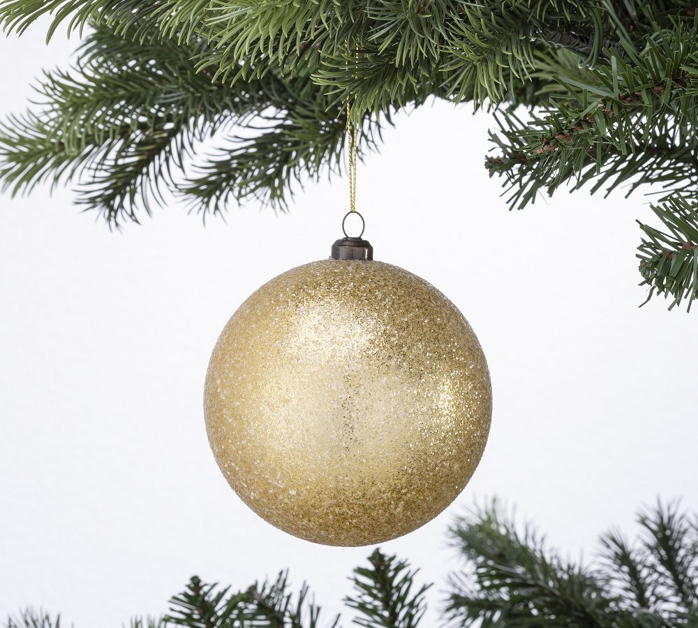 Shatterproof Gilded Gold Star Ornament Sets | Pottery Barn