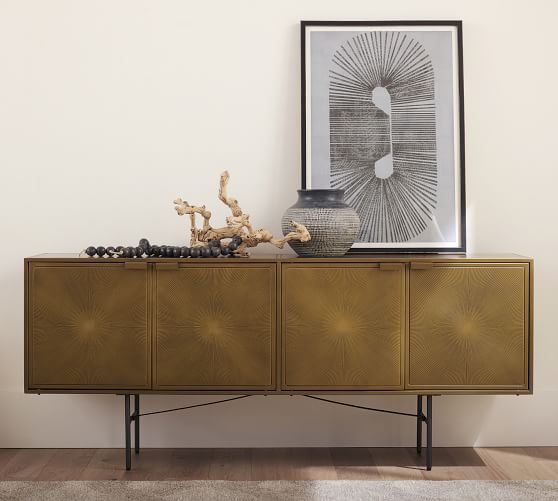 metal buffet table