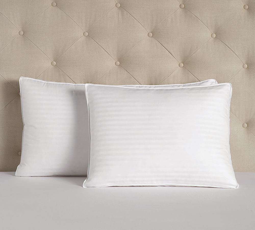 Classic 550 FP White Down Chamber Gusset Pillow Pottery Barn