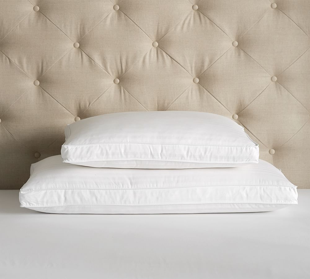 Classic 550 FP White Down Chamber Gusset Pillow Pottery Barn