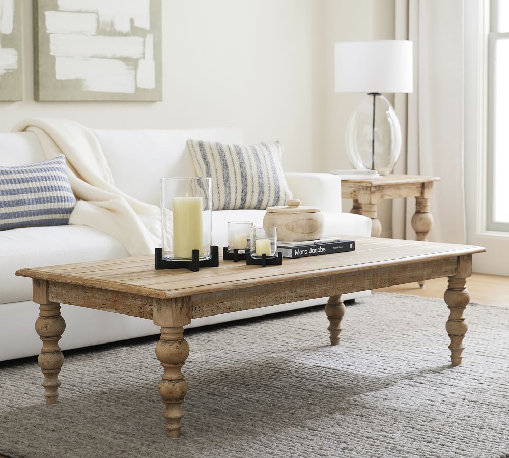 pottery barn lorraine coffee table