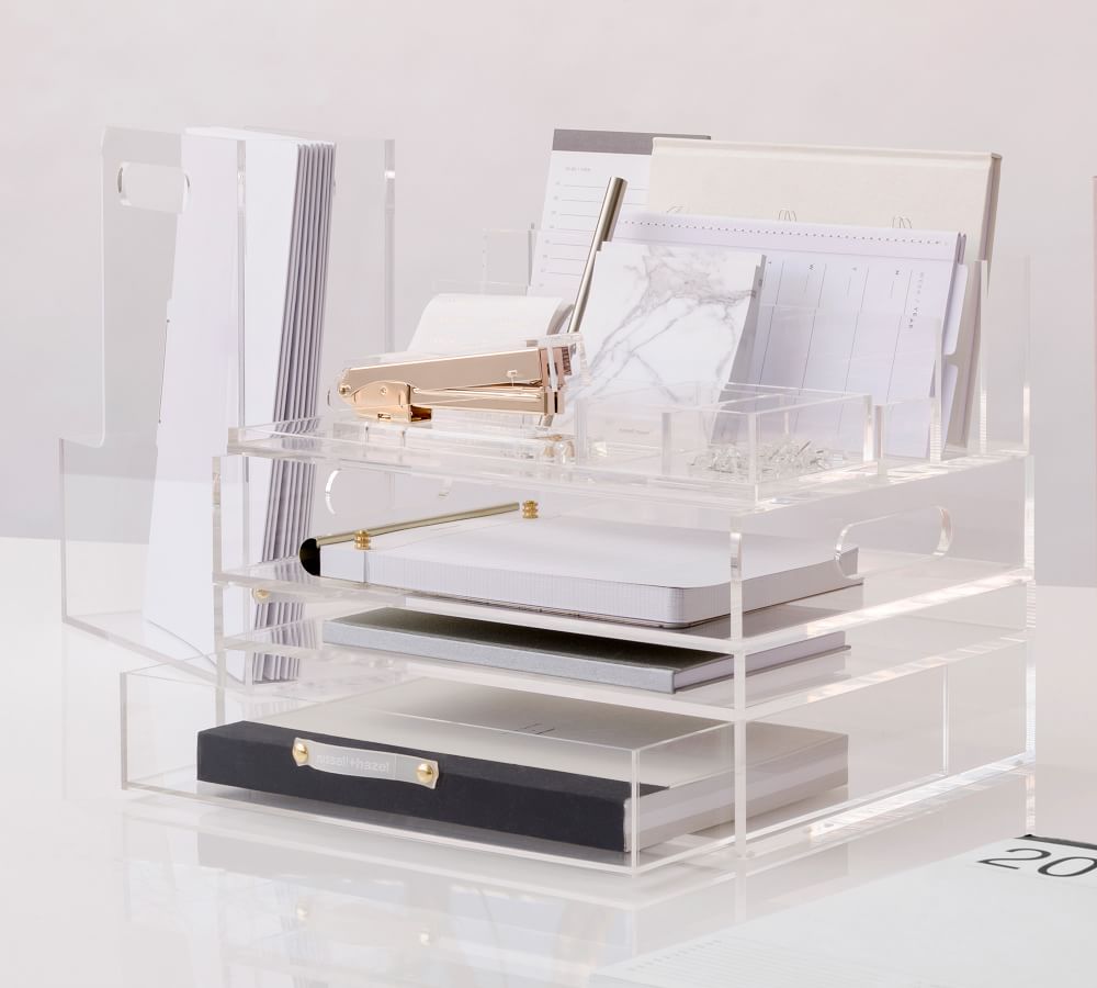 Acrylic Inbox & Drawer | Pottery Barn